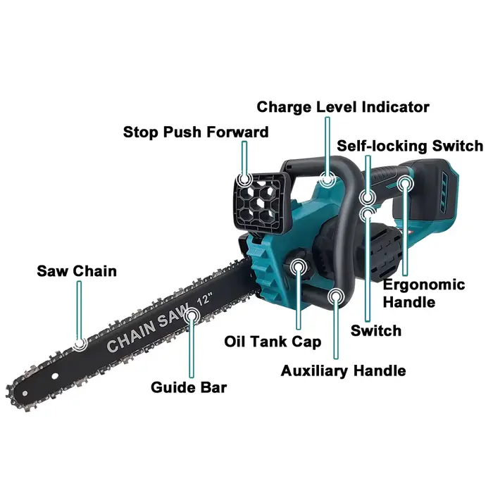 Makita – scie à chaîne électrique sans fil de 12 pouces