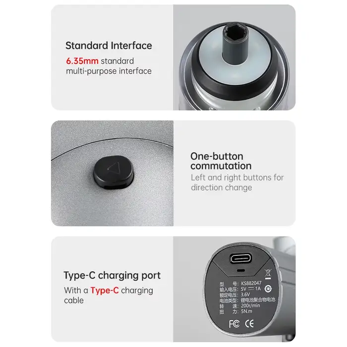Tournevis de précision, ensembles électriques 35 en 1, outil électrique Rechargeable, Mini petits em