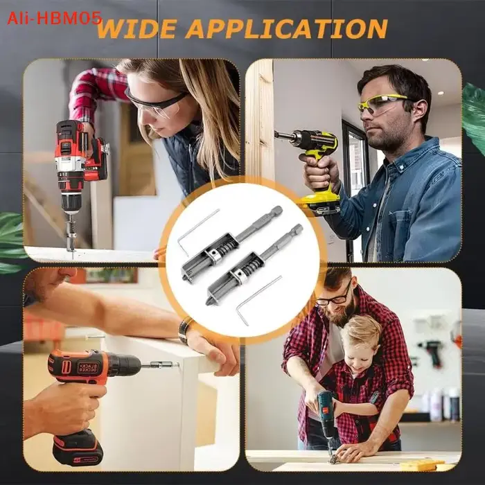 (HB05) 1 pièce - Outil de réparation DIY pour perceuses électriques - Porte-vis 90 mm - Embout de perceuse
