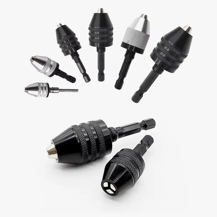Mandrin de perceuse, tournevis sans clé, adaptateur de pilote d'impact, Micro moteur électrique, pin