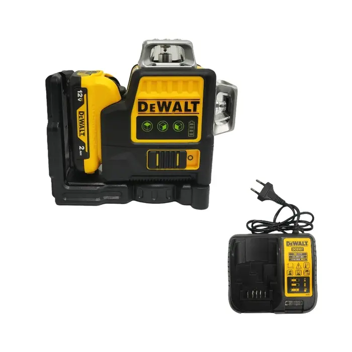 DEWALT DW089LG Laser 12V horizontal 12 lignes 3 axes * 360 degrés
