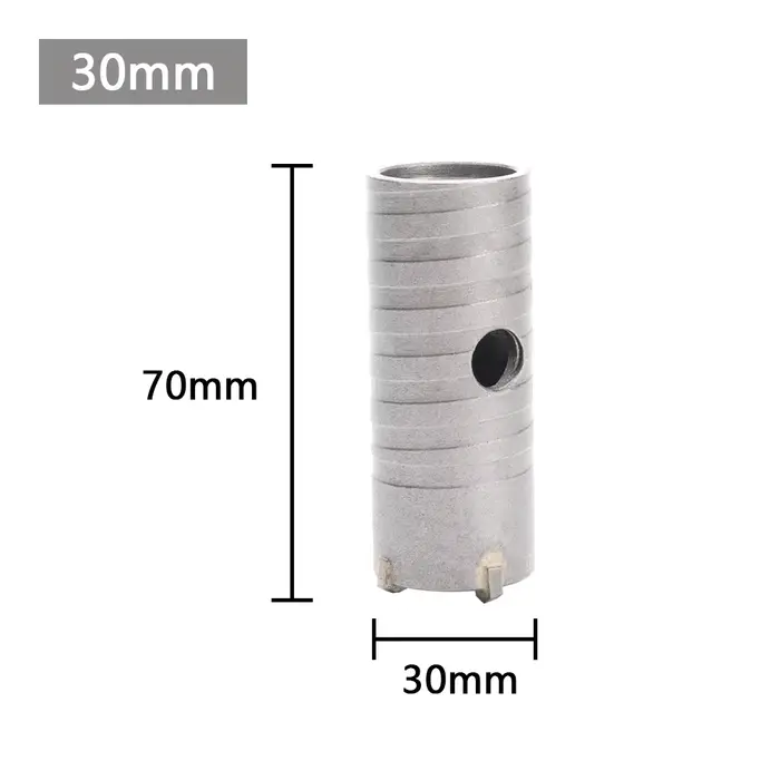 Scie cloche pour mur en béton de 30 à 100 mm, embout SDS Plus pour perceuse à percussion, adapté au 