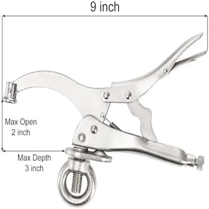 Paquet de 2 pinces de presse pour perceuse de 9 pouces