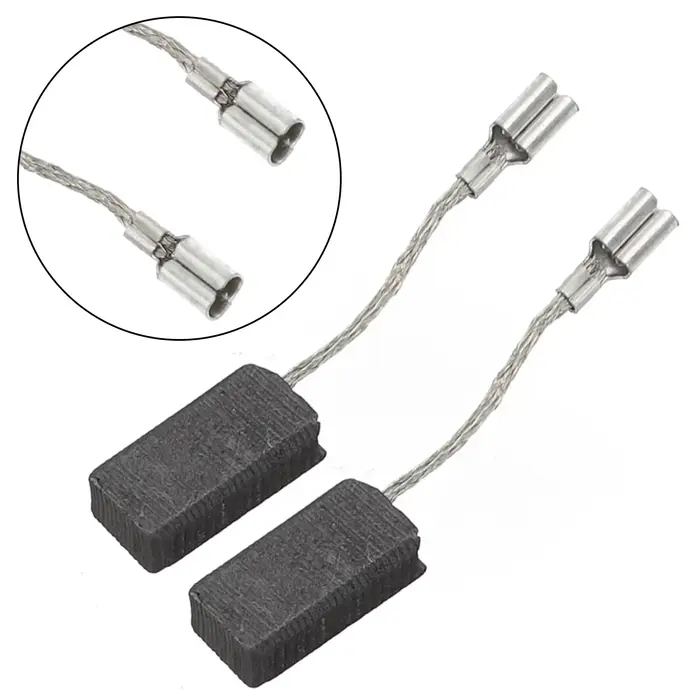Balais de carbone pour meuleuse d'angle, 2 pièces, pour GWS 5-100/6-100/6-125 660 6700, accessoires
