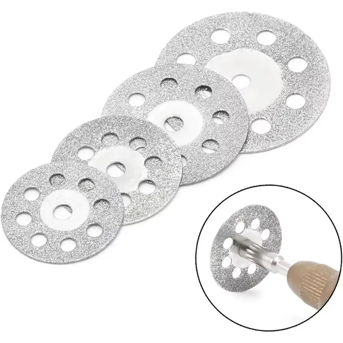 Lame de scie diamantée pour outil rotatif 20-30 mm avec mandrin de 3 mm pour outils rotatifs Dremel