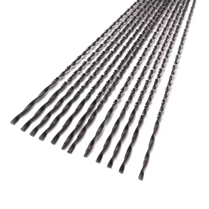 10 pièces 130 mm 2 # /3 # /7 # /8 # Lames de scie à chantourner dents en spirale