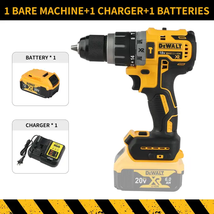 2025 Dewalt 2000 tr/min perceuse électrique sans fil pilote sans brosse vitesse réglable