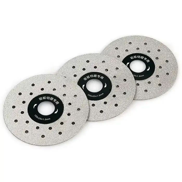 Disques de coupe à sec en diamant de 4 pouces