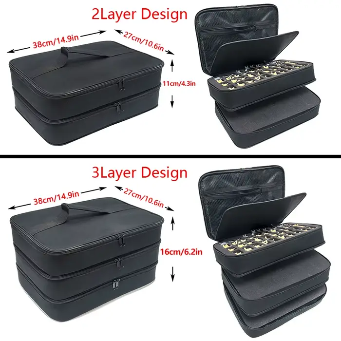 Étui à outils de rangement rigide pour magasin perceuse électrique et affûteurs d'outils sacs