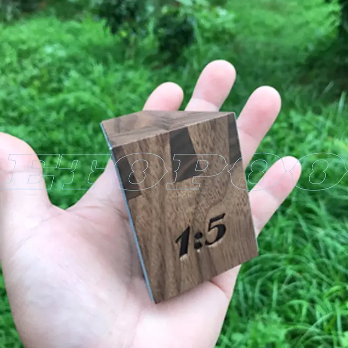 Kit de guides de scie à queue d'aronde en noyer noir japonais 1:4 1:6 1:7 1:8