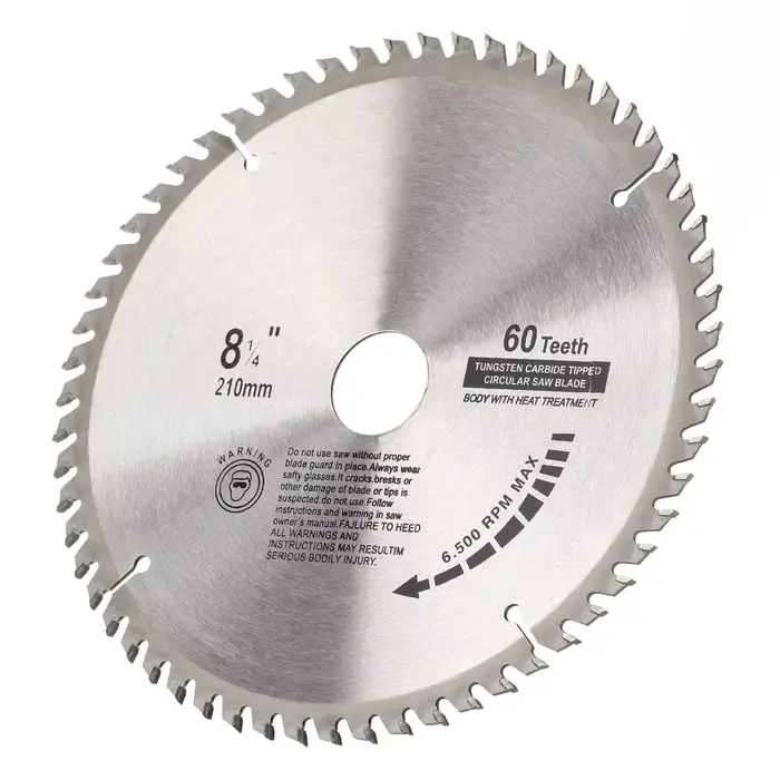 XCAN Circulaire Lame de Scie Diamètre 210mm Dents 24T 48T 60T 80T Bois Disque De Coupe Carbure Pointe TCT