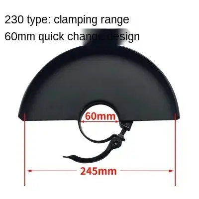 Couvercle de sécurité en métal pour meuleuse d'angle, disque de meulage, protecteur de roue, outil électrique, accessoires anti-poussière, support 100 125, pièce interchangeable