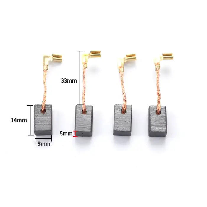Brosses en carbone pour meuleuse d'angle Makita GA 5030 CB-459, 4 pièces