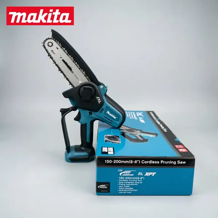 Makita 6 pouces 18V LXT ®   Mini-tronçonneuse électrique sans fil lithium-ion, petite scie à main po