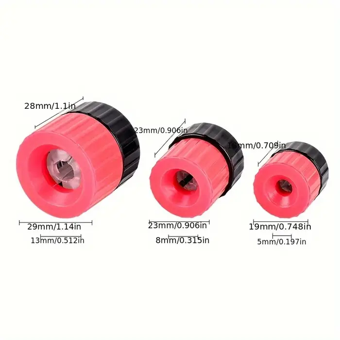 Ensemble d'arrêt de profondeur de forage 3 pièces | Anneaux de limite en plastique réglables de 3 à 13 mm pour le