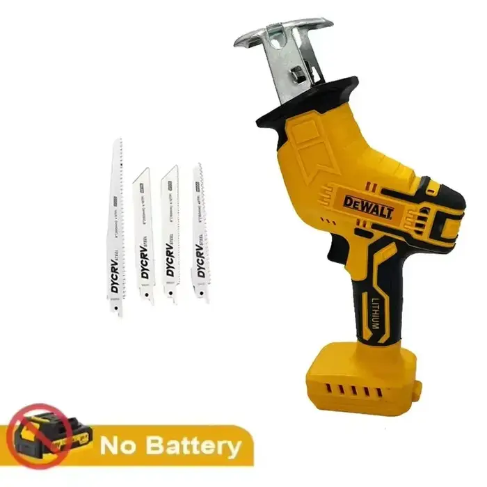Scie sauteuse électrique sans balais Dewalt 2800 tr/min, outil électrique multifonctionnel pour la coupe de métal, bois et tuyaux, compatible avec les batteries Dewalt