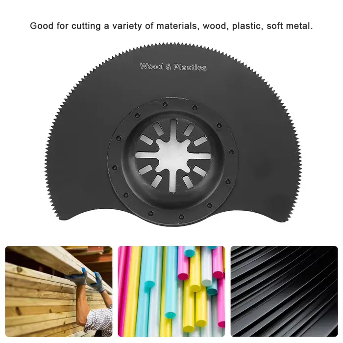 5 pièces lames de scie circulaire oscillant multi-outils ensemble d'accessoires pour réparer la coupe