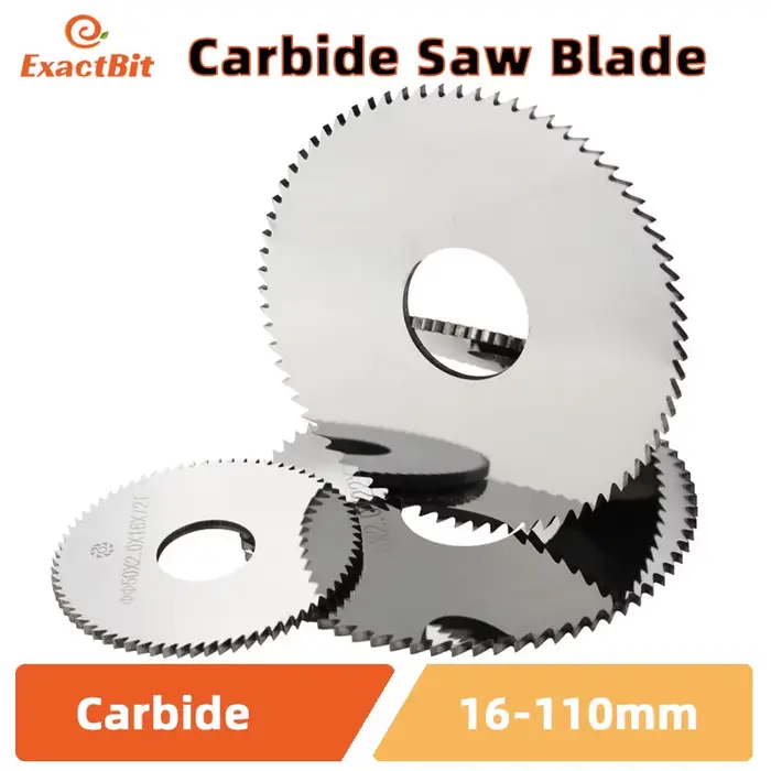 Lame de fraisage en acier au tungstène, lame de scie circulaire en carbure monobloc, fraise