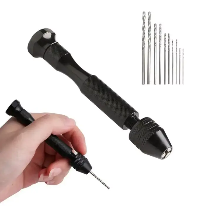 Mini perceuse à main en Micro aluminium avec mandrin sans clé