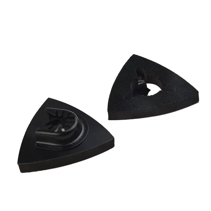 Lot de 3 tampons de ponçage triangulaires à fixation rapide pour outils oscillants Bosch