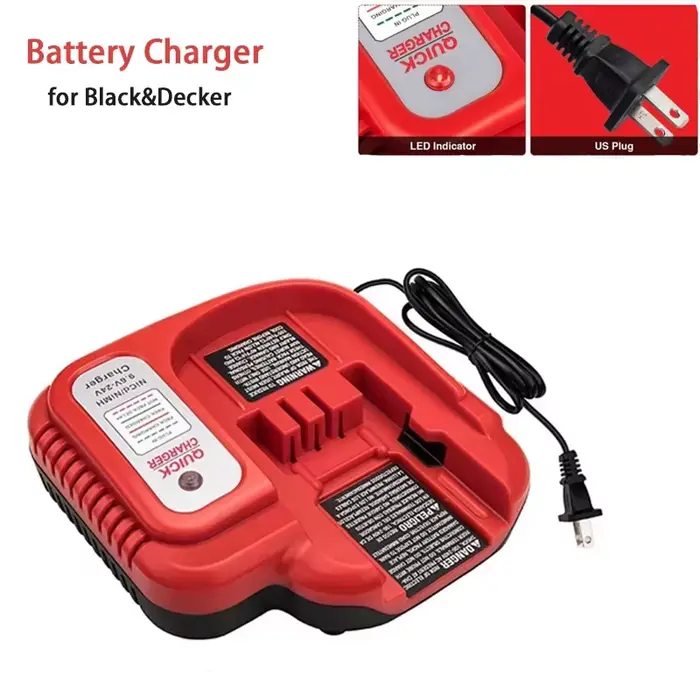 Chargeur de remplacement pour batterie Black & Decker NiCD NiMH 18V 14.4V 12V 9.6V