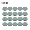 Lot de 20 tampons abrasifs de polissage de 20 mm pour mini perceuse meuleuse avec tige de 2,3 mm pou