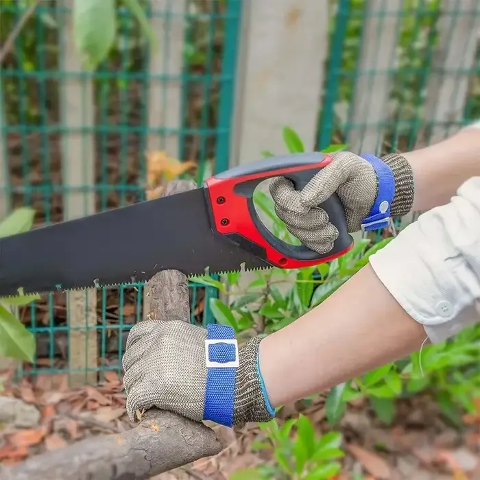 Gants en acier inoxydable