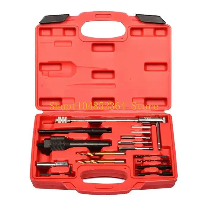 Outil remplacement bougie préchauffage mécanique 652F, d'outils d d acier carbone 16 pièces pour des
