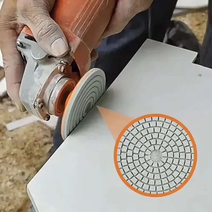 Meule diamantée 80 mm pour meuleuse d'angle