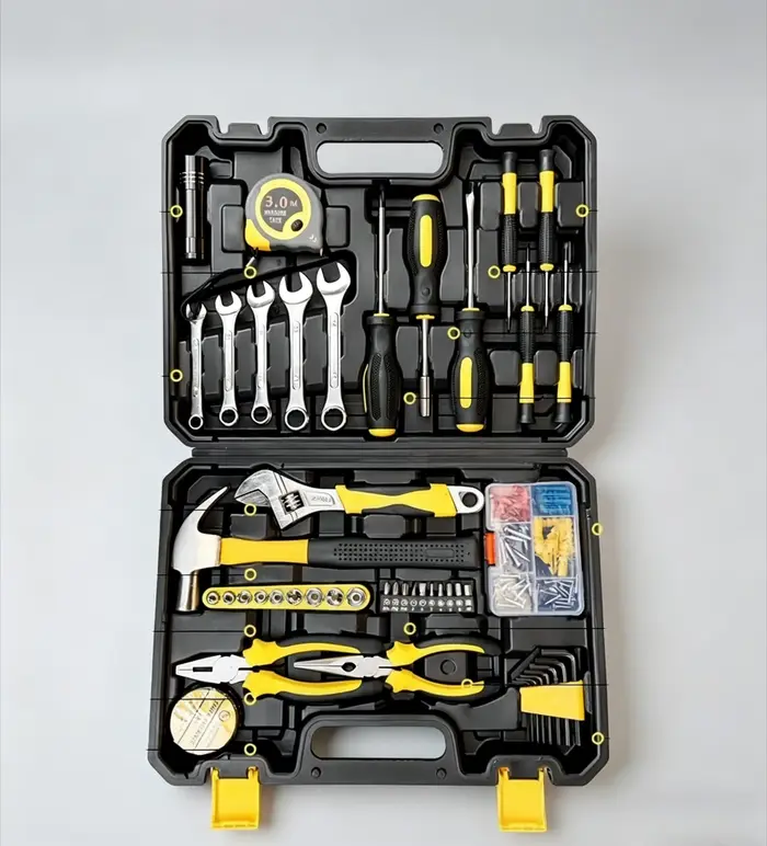 Kit d'outils manuels multifonctionnels pour la maison, ensemble d'outils de réparation universels tr
