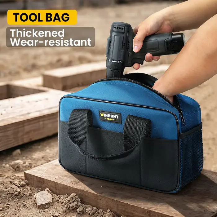 Sac à outils, organisateur de rangement robuste avec plusieurs poches