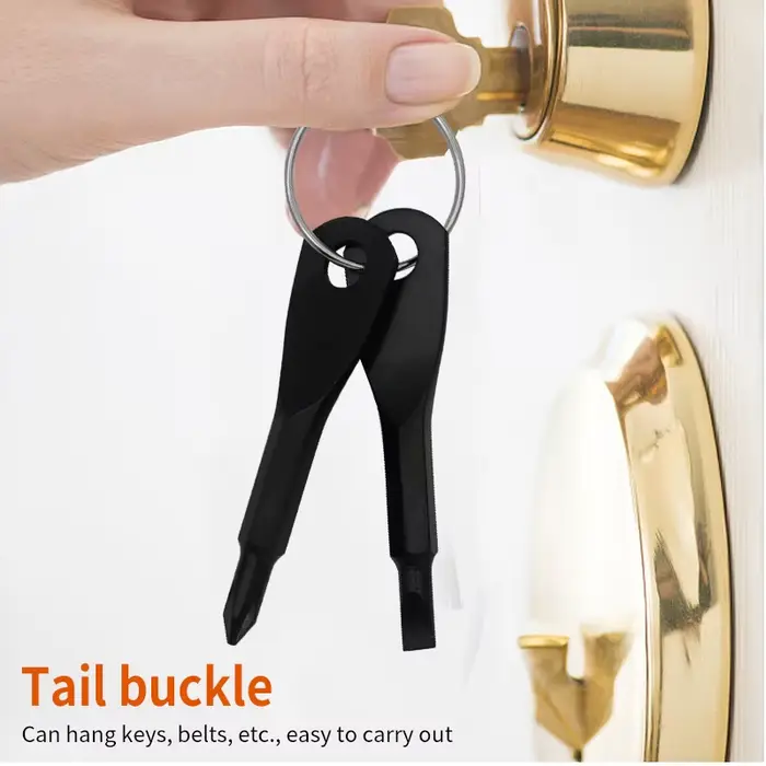 Tournevis à fente Phillips Portable, porte-clés, Mini outil de réparation de poche, Gadget