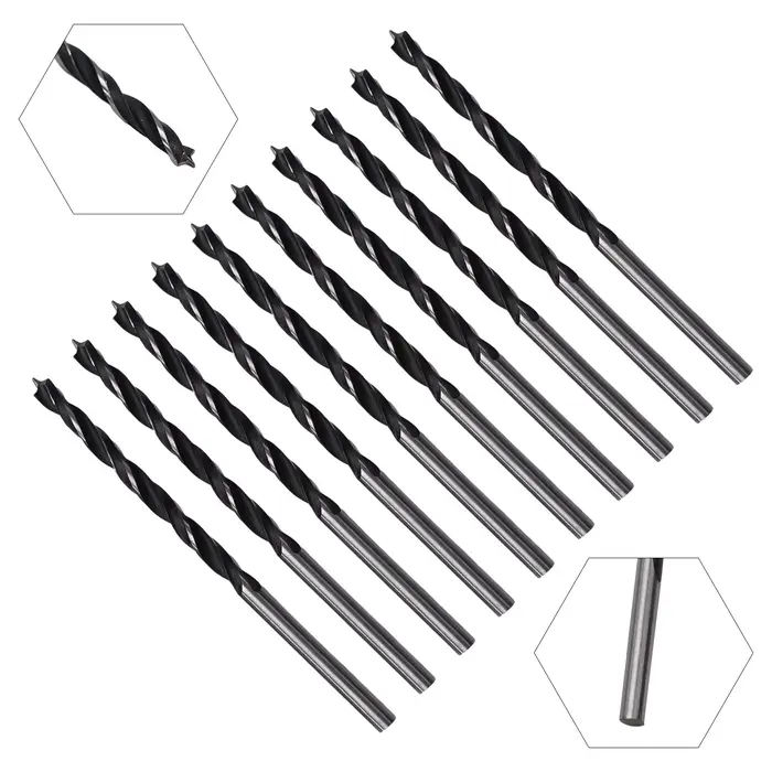 10 pièces 3mm de diamètre foret à bois forets