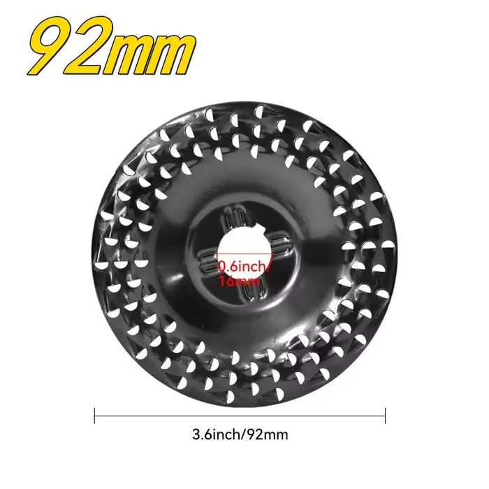 Disques de meulage de roue de façonnage du bois de disque de roue de meulage de 92/125mm pour des me