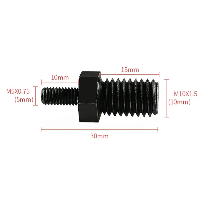 Tige d'adaptateur de meulage 5mm à 10mm pour Mini meuleuse d'angle avec plaque de pression