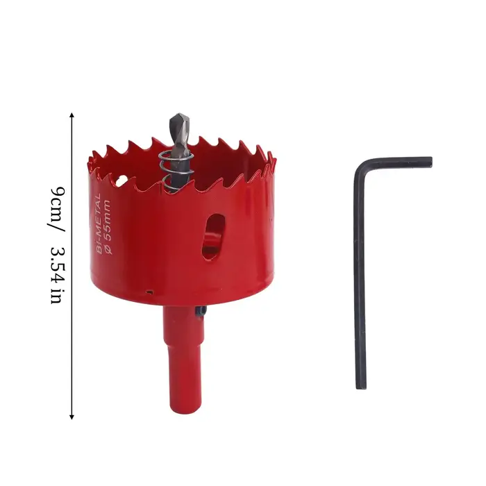 Scie cloche bimétallique M42 en acier rapide pour métaux