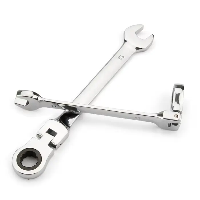 Clé à cliquet multifonctionnelle pour activités de 8 à 24 mm – Clé réglable à double usage flexible et réversible pour la réparation automobile