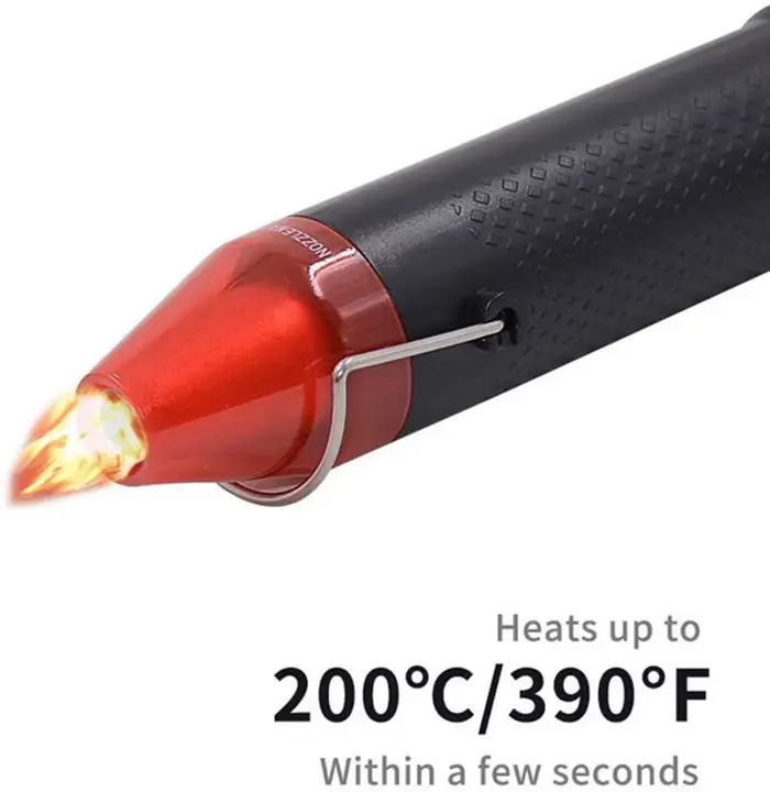 Mini pistolet thermique électrique portatif 300W, avec 300 boutons thermorétractables, pour bricolag