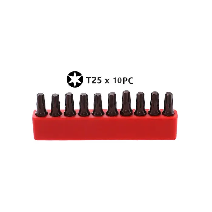 Embouts de tournevis Torx 25mm avec trou