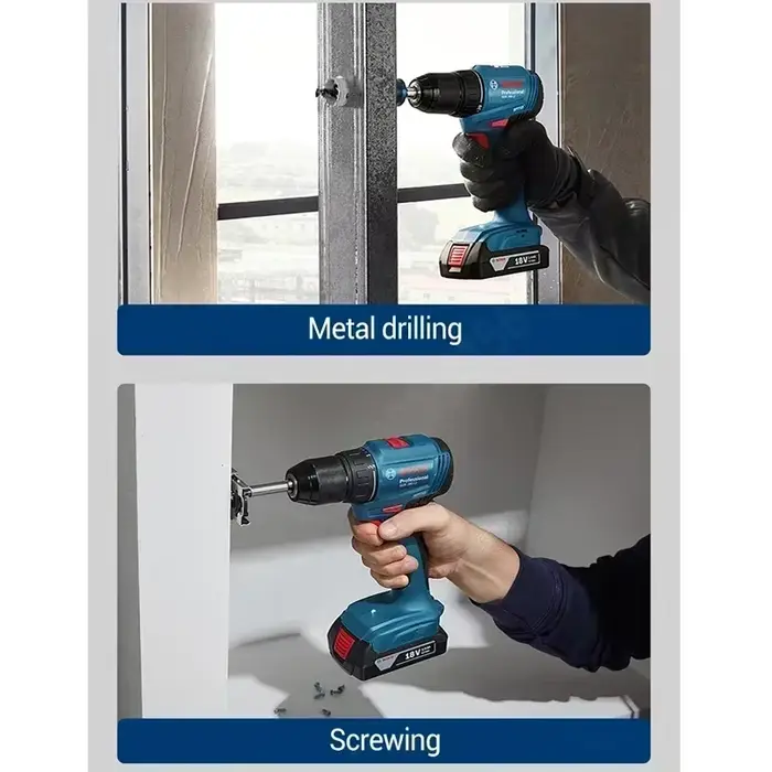 BOSCH GSR 185-LI perceuse sans fil tournevis pour métal bois mur 18V professionnel moteur sans brosse outil électrique GSR185-LI