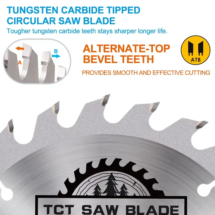 CMCP 1 pièce TCT lame de scie circulaire 150mm disque de coupe du bois à pointe en carbure 16T 24T 30T pour outil