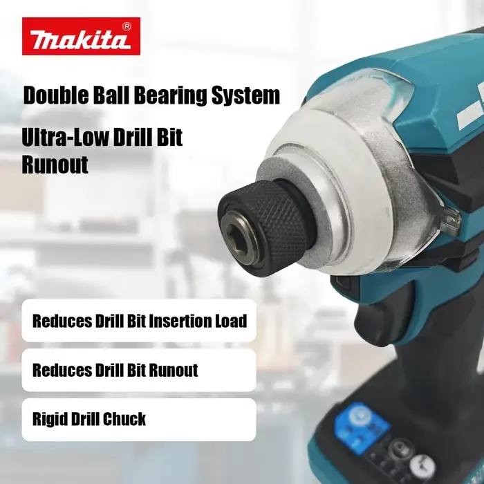 Makita DTD171 18V Perceuse-visseuse compacte sans balais rechargeable pour le bricolage domestique et les systèmes d'amélioration 2026