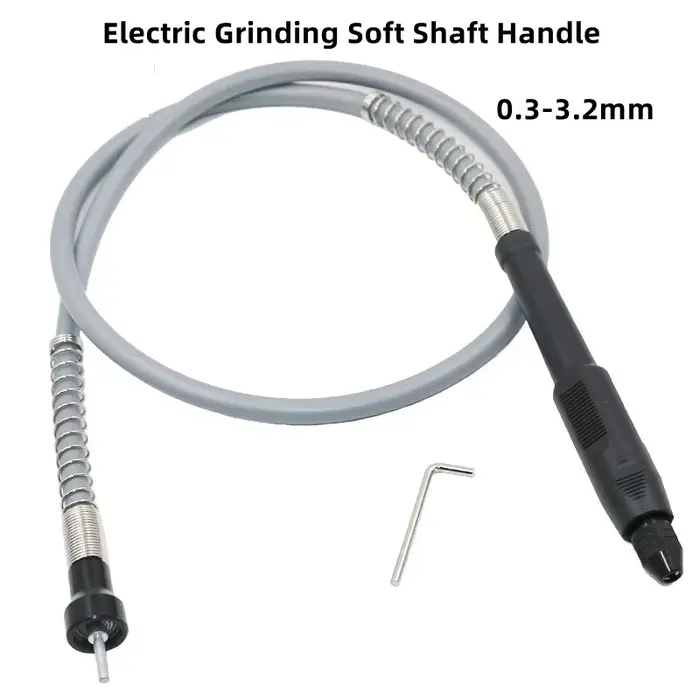 Poignée de perceuse électrique meuleuse arbre Flexible avec mandrin de perceuse 0.3-3.2mm arbre Flex
