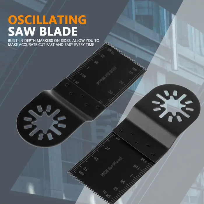 20 lames oscillantes multifonctions de 34 mm pour outil oscillant