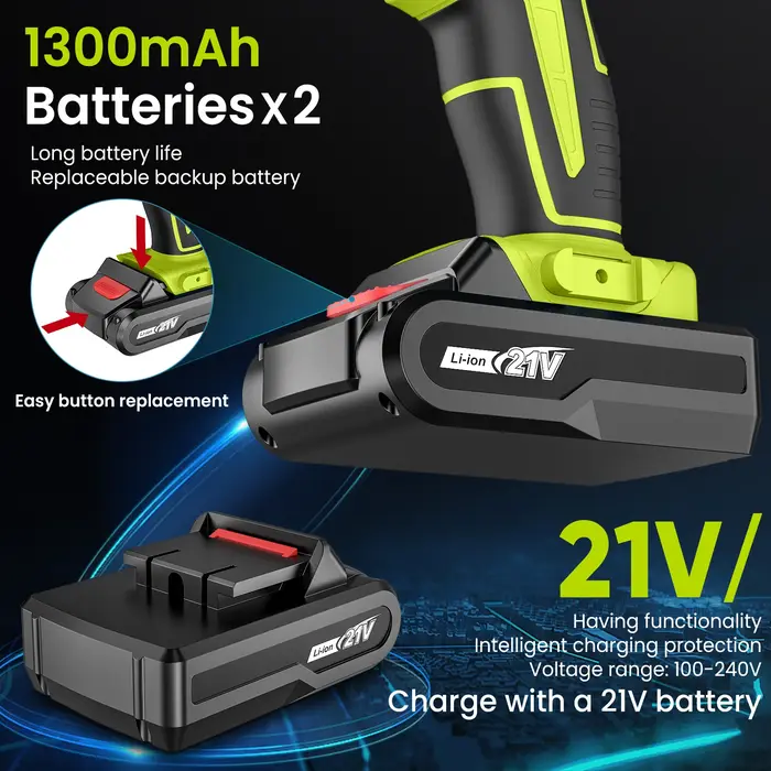Perceuse électrique sans fil 3 en 1 28V, tournevis à percussion, 25+3 réglages de couple, perceuse m