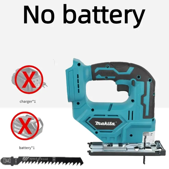 Scie sauteuse électrique sans fil Makita DJV182Z Brushless avec lame de scie