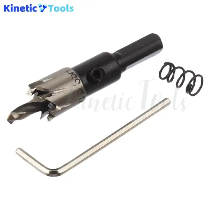 Foret en acier inoxydable, outil de découpe de trous robuste pour métaux, ouvre-trou 14 mm en acier 