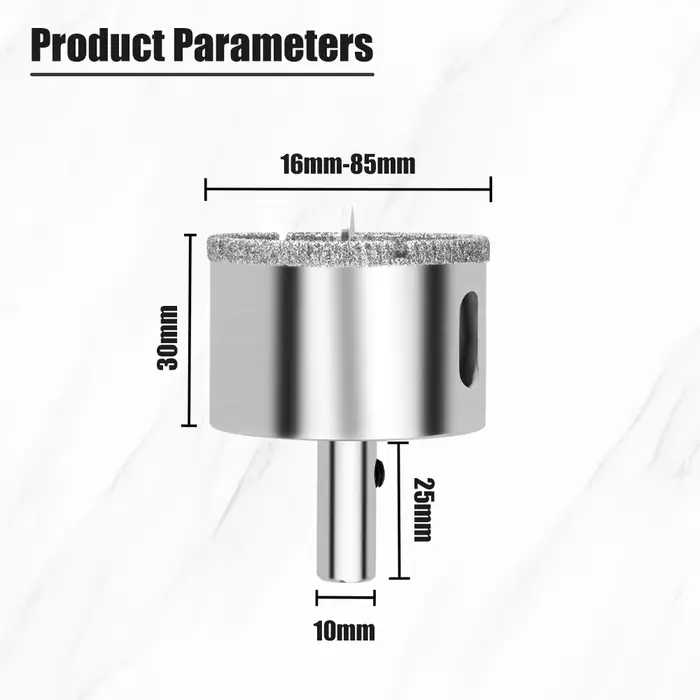 Embout de scie cloche diamant 16-85mm