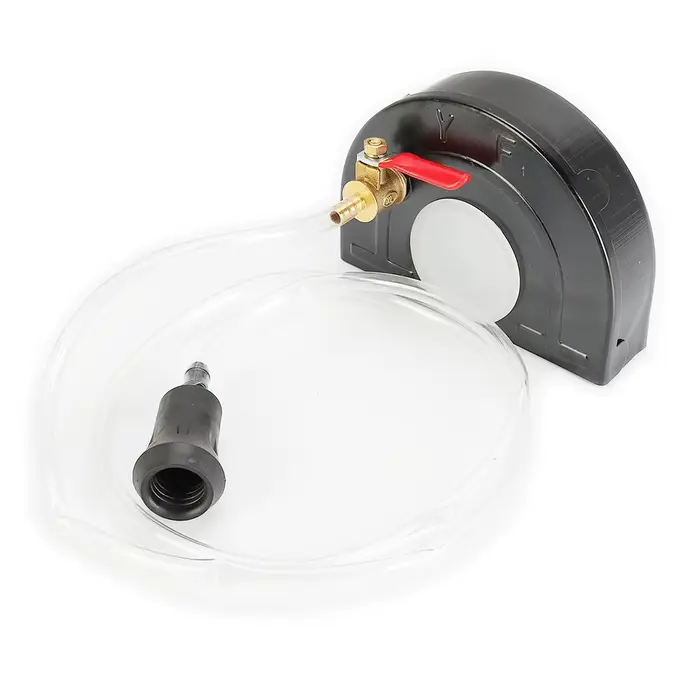 Kit d'outils électroportatifs : Meuleuse d'angle 120MM*43MM en acier au carbone noir avec base anti-poussière et couvercle de sécurité