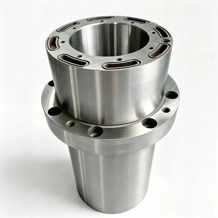 Pièce de rechange pour machine-outil : Arbre central de table rotative usiné CNC sur mesure